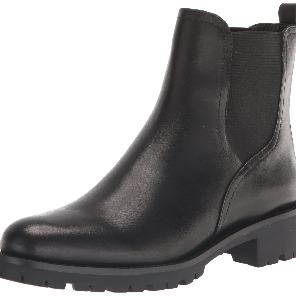 Sam Edelman Black Leather Ankle Boots, Justina, 6.5